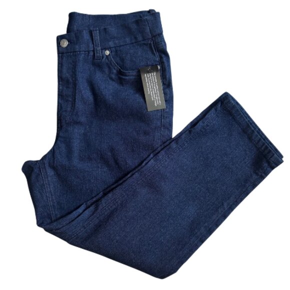 d&co Denim - d&co Denim & Country Denim Dark Wash Straight Cut Cropped Jeans Women's 10 NEW